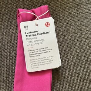 Lululemon Luxtreme Training Pink Headband